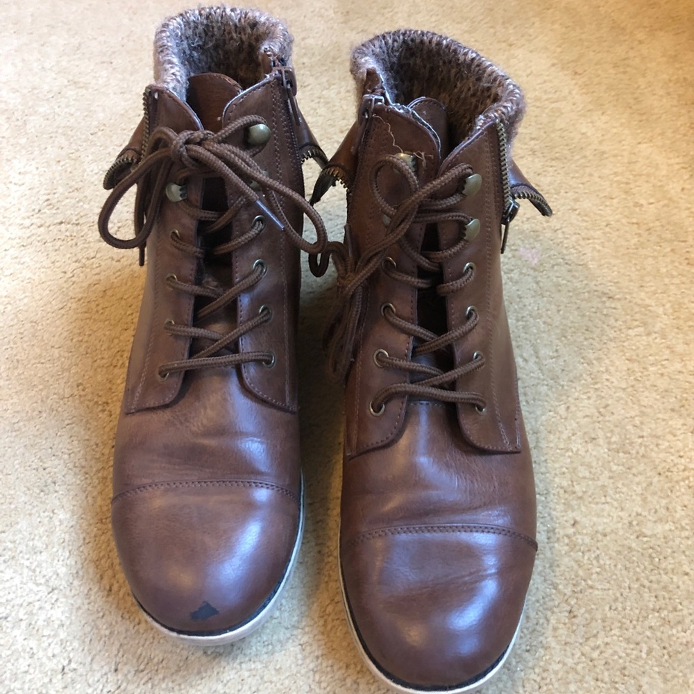 Kohl’s faux leather boots